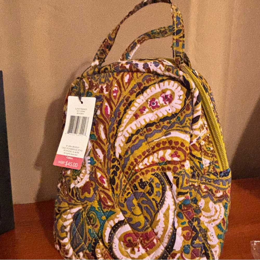 Vera Bradley Lunch Sack in “Buta Spray”